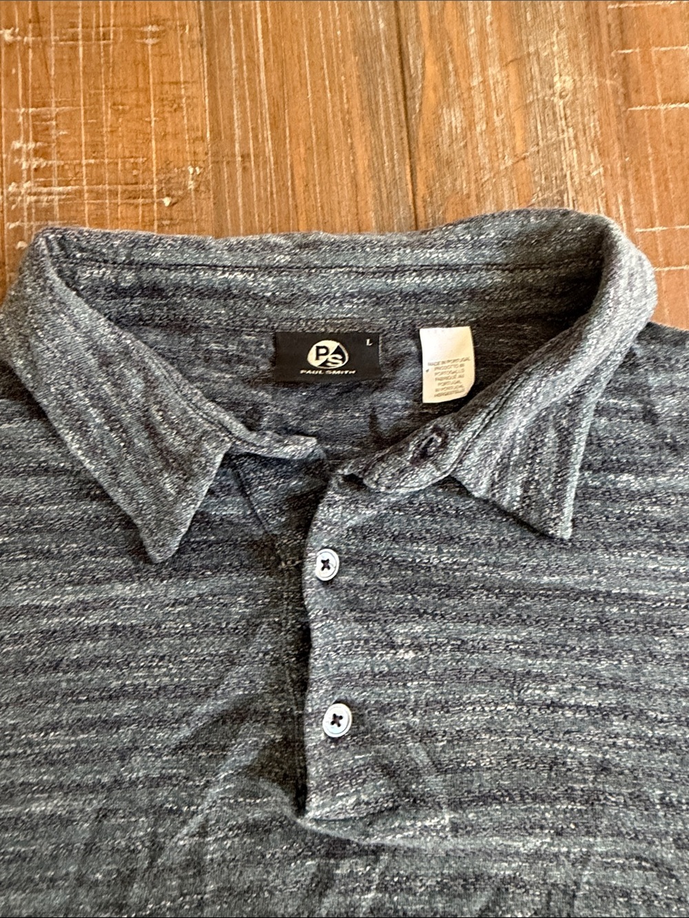 Paul Smith Men's Heather Grey Polo Shirt